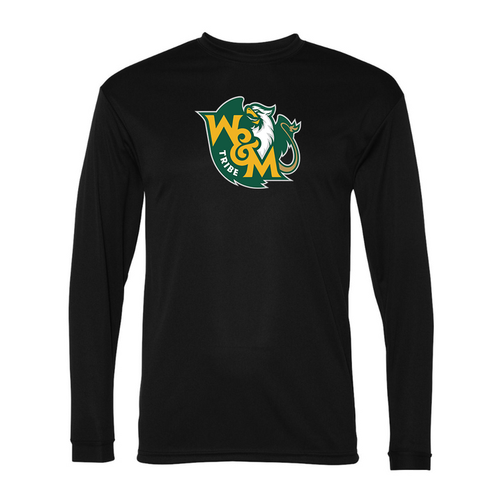 Men's William and Mary Tribe Performance Long Sleeve T-Shirt