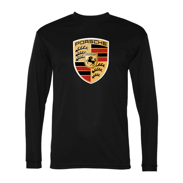 Men's Porsche Car -  Polyester Long Sleeve T-Shirt