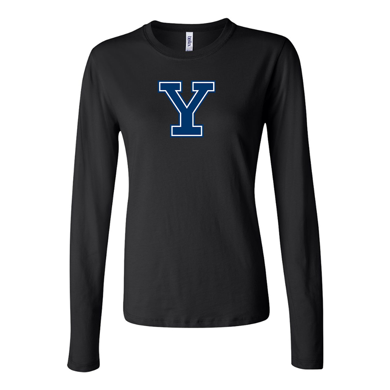 BELLA CANVAS Women’s Yale Bulldogs Jersey Long Sleeve Tee