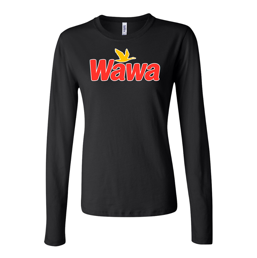 Women's  Wawa Gas Station Long Sleeve T-Shirt