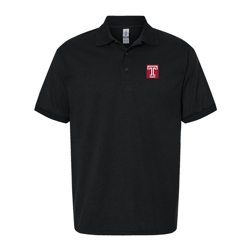 Men's Temple Owls Gildan Dry Blend Jersey Polo