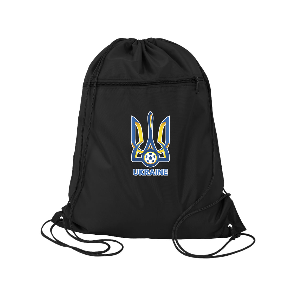Ukraine National Football Soccer Team Q-Tees - Polyester Cinchpack