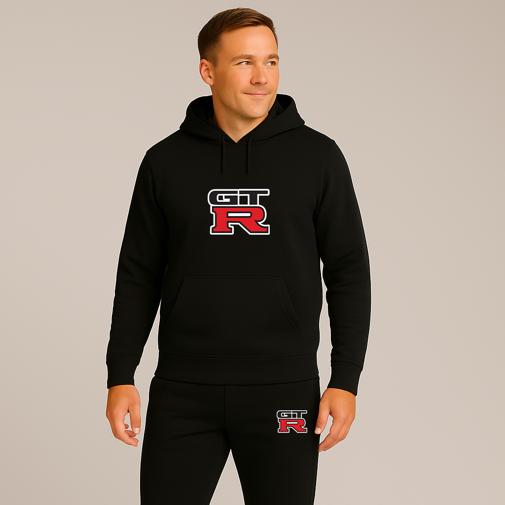 Men’s GTR  Car Hoodie Joggers Set