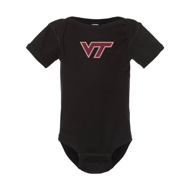 Virginia Tech Hokies  Rabbit Skins Infant Baby Rib Bodysuit
