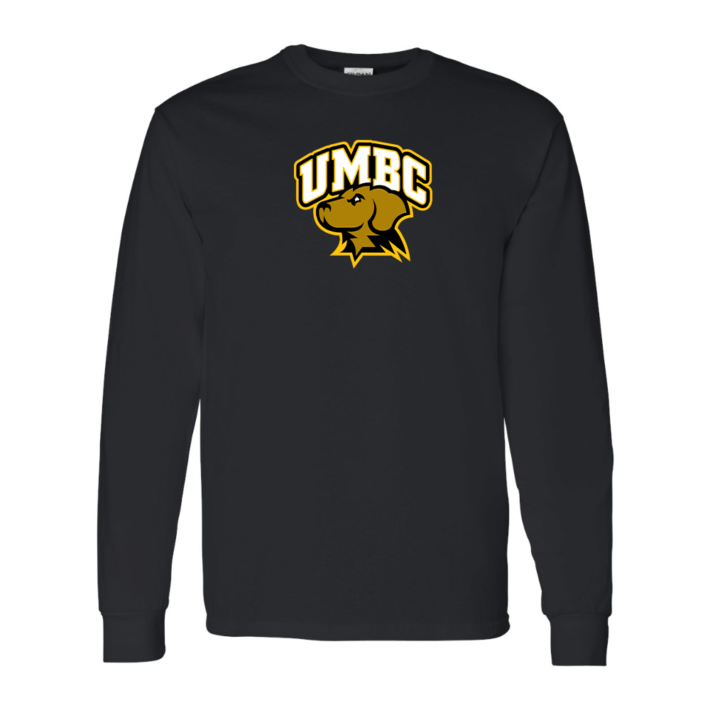 Men's  UMBC Retrievers Gildan Heavy Cotton Long Sleeve T-Shirt