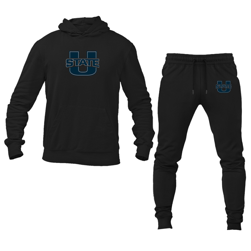 Men's Utah State Aggies Hoodie Joggers Set