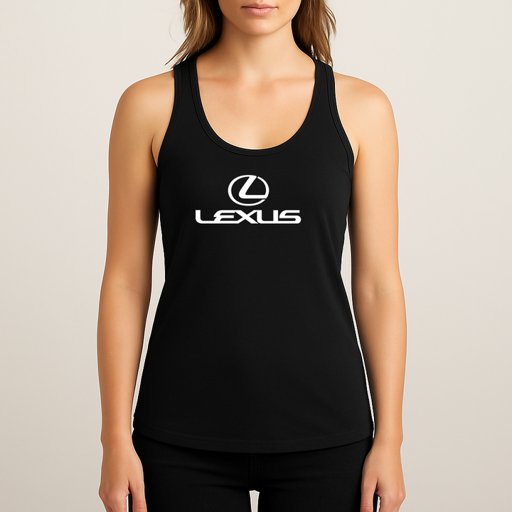 Women's Lexus Car Racerback Tank Top