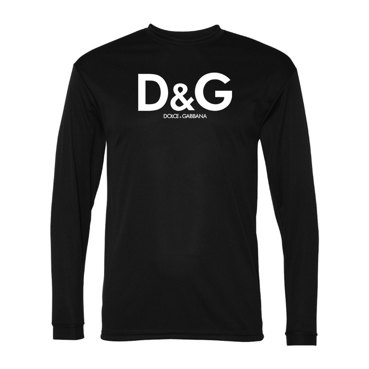 Men's Dolce and Gabbana Polyester Long Sleeve T-Shirt