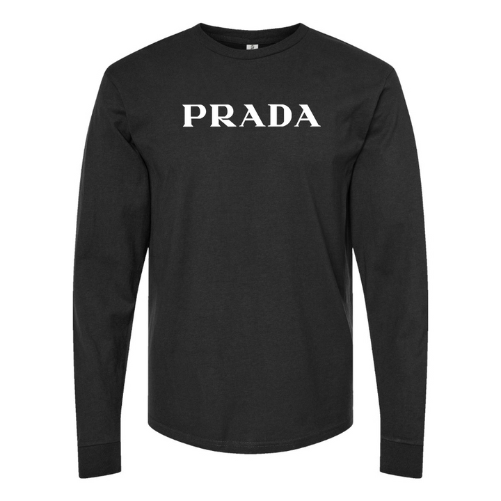 Men's Prada Cotton Long Sleeve T-Shirt