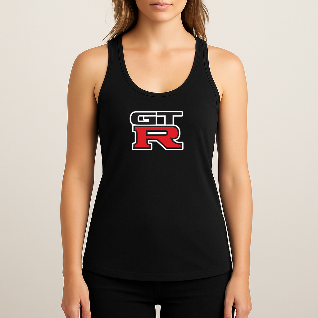Women's GTR Car Racerback Tank Top