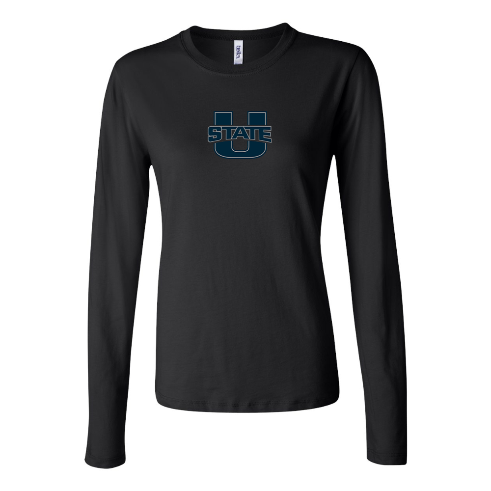 BELLA CANVAS Women’s  Utah State Aggies Jersey Long Sleeve Tee