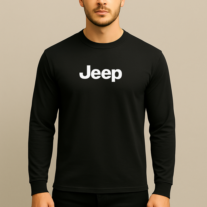Men’s Jeep Car Long Sleeve T-Shirt