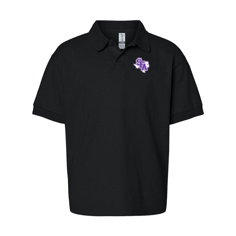 Youth Stephen F. Austin Lumberjacks Gildan Dry Blend Jersey Polo