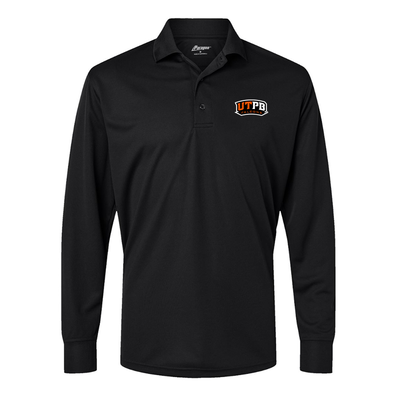 Men's  UTPB Falcons    Paragon Prescott Long Sleeve Polo