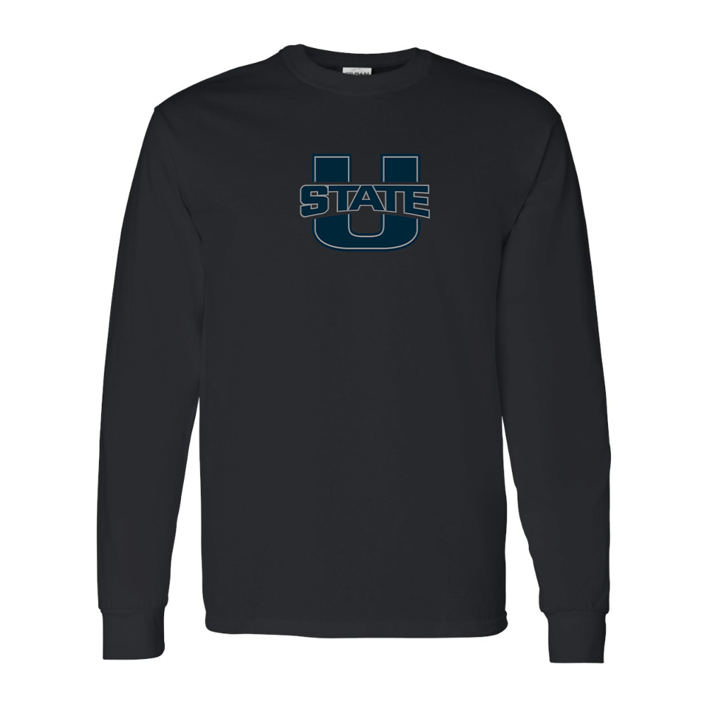 Men's Utah State Aggies Gildan Heavy Cotton Long Sleeve T-Shirt