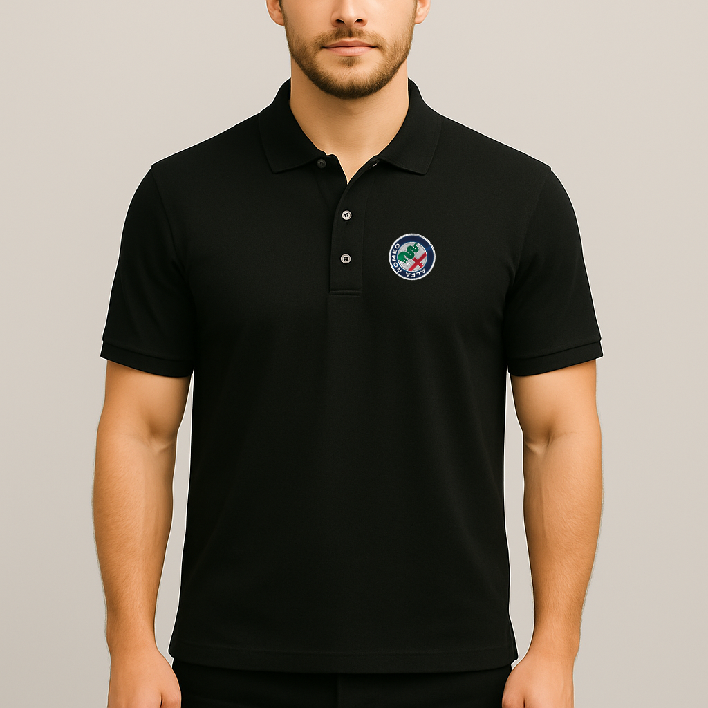 Men's Alfa Romeo Car Dry Blend Polo