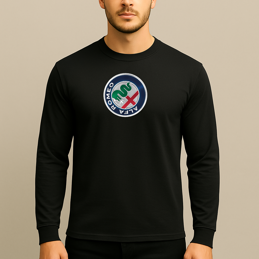 Men's Alfa Romeo Car Long Sleeve T-Shirt