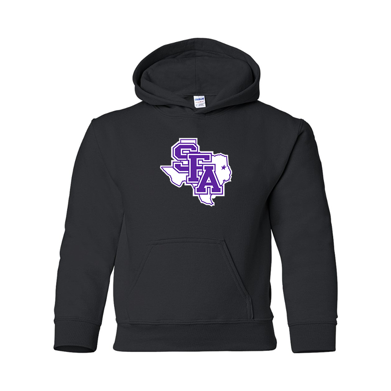 Youth Stephen F. Austin Lumberjacks  Gildan Heavy Blend  Hooded Sweatshirt