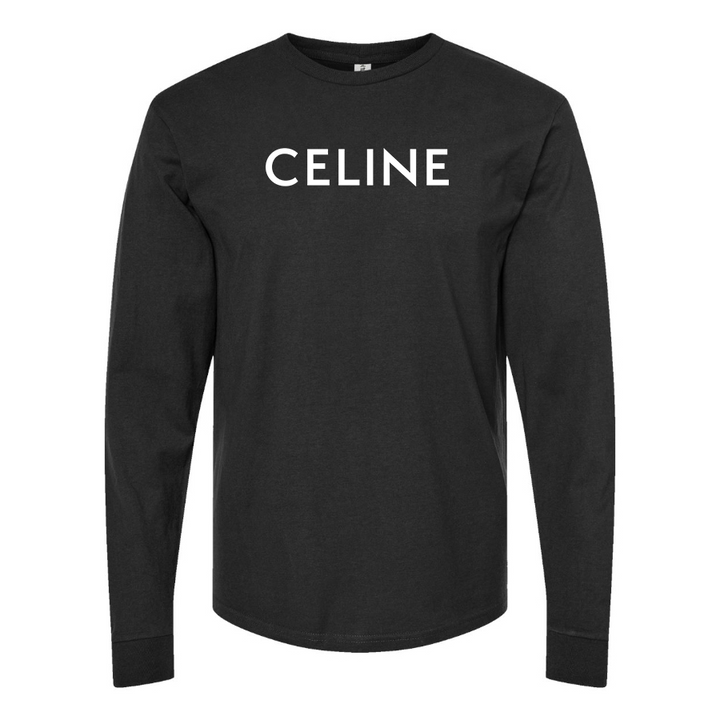 Men's Celine Cotton Long Sleeve T-Shirt