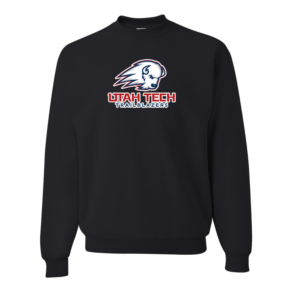 Men's Utah Tech Trailblazers JERZEES NuBlend Crewneck Sweatshirt