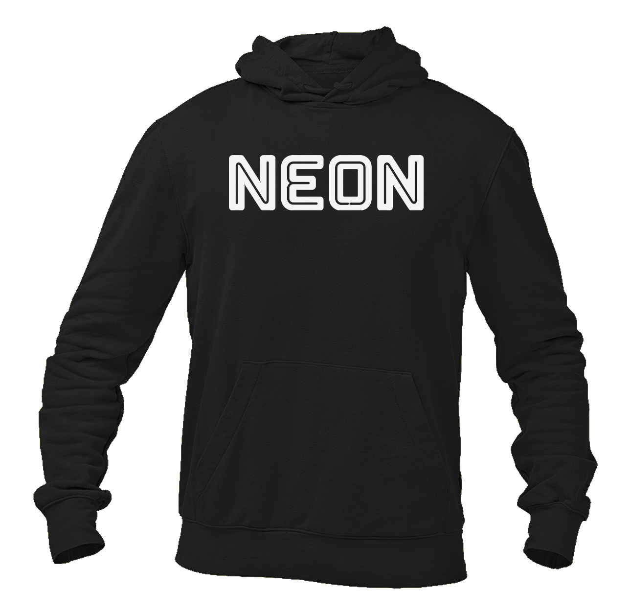 Men's Neon  Logo Pullover Hoodie