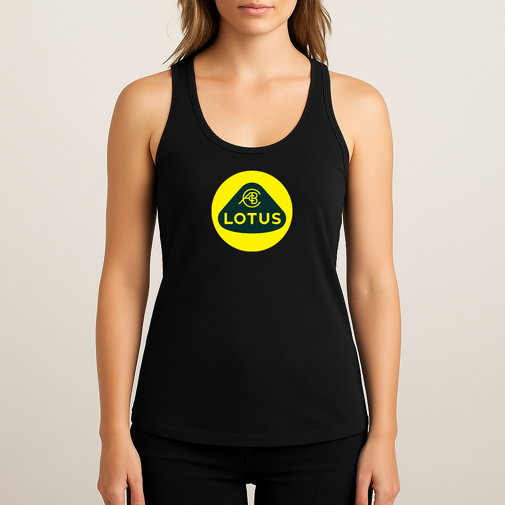 Women's Lotus Car Racerback Tank Top