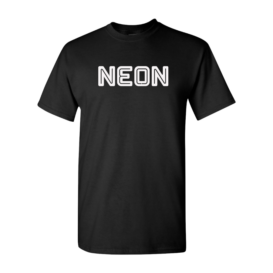 Men's  Neon Logo Cotton T-Shirt