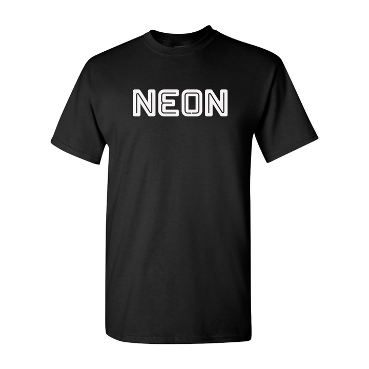 Men's  Neon Logo Cotton T-Shirt