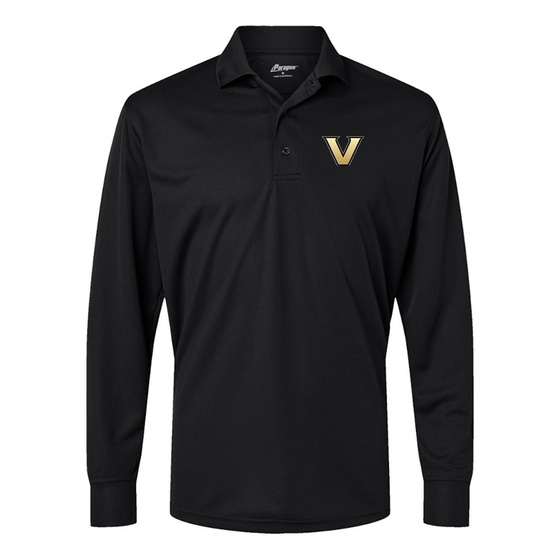 Men's Vanderbilt Commodores  Paragon Prescott Long Sleeve Polo