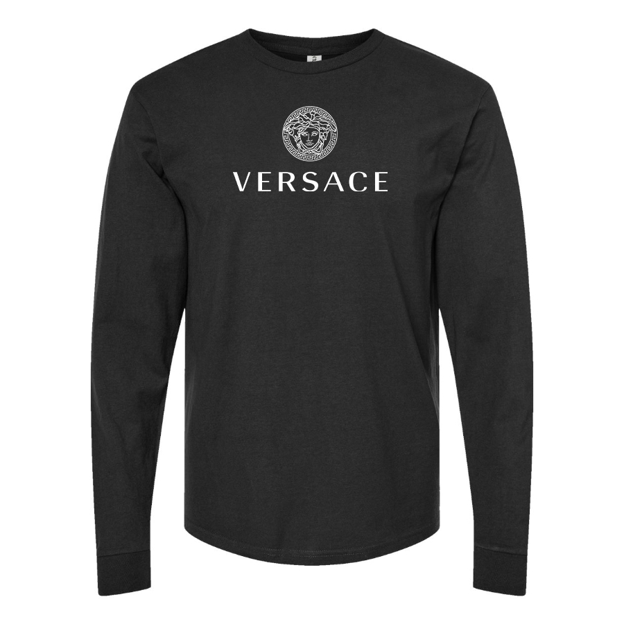 Men's Versace Cotton Long Sleeve T-Shirt