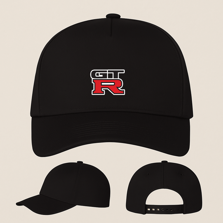 GTR Car Five Panel Twill Snapback Cap