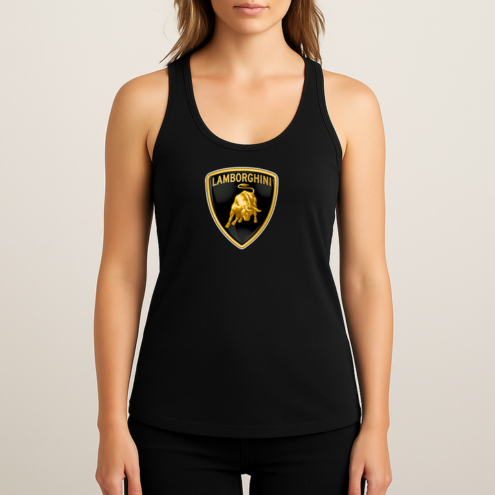 Women's Lamborghini Car Racerback Tank Top