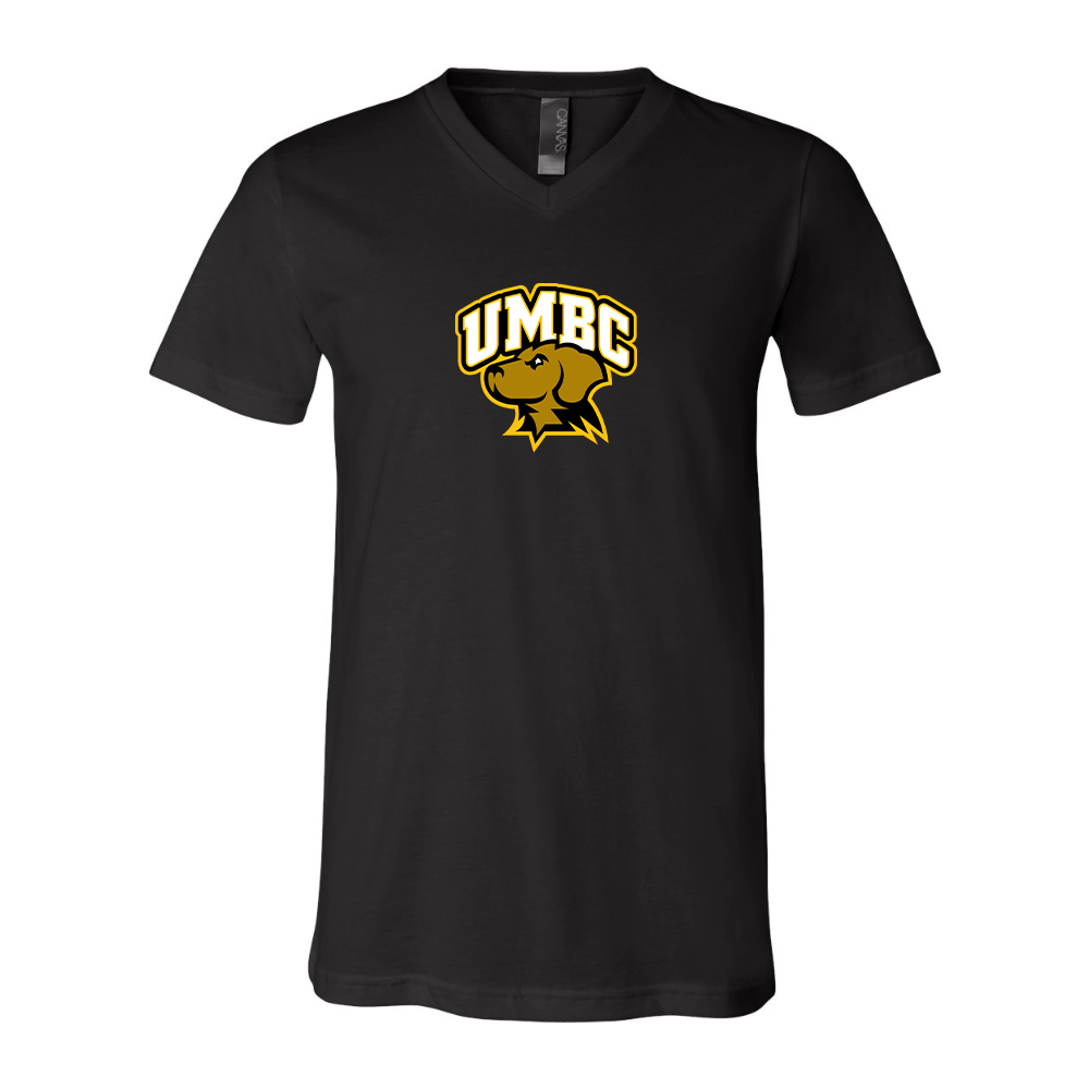 UMBC Retrievers BELLA  CANVAS - Jersey V-Neck T-Shirt