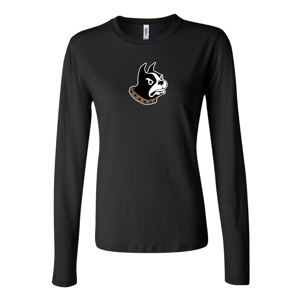 BELLA CANVAS Women’s Wofford Terriers  Jersey Long Sleeve Tee
