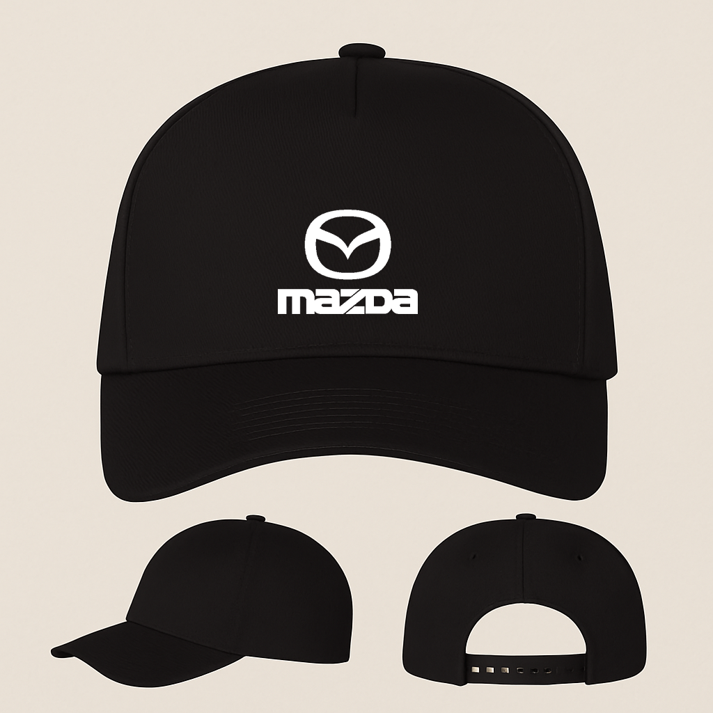 Mazda Car Five Panel Twill Snapback Cap