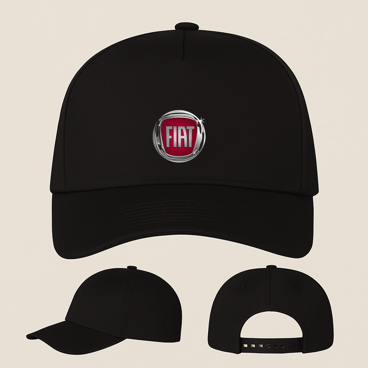 Fiat Car Five Panel Twill Snapback Cap