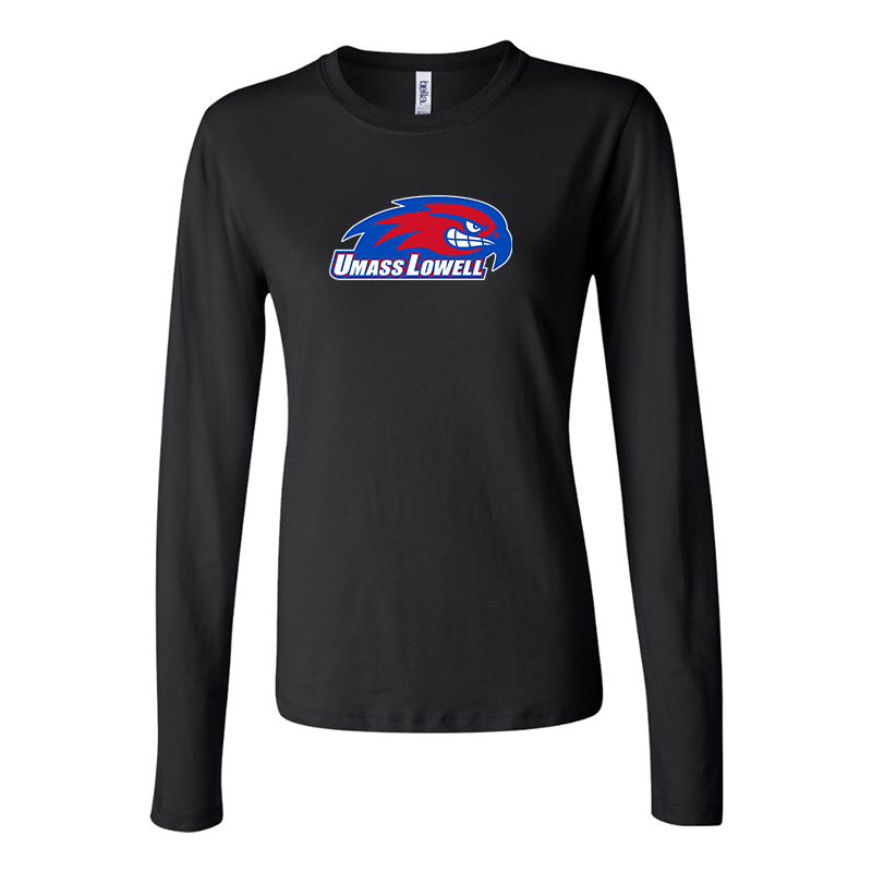 BELLA CANVAS Women’s UMass Lowell River Hawks Jersey Long Sleeve Tee