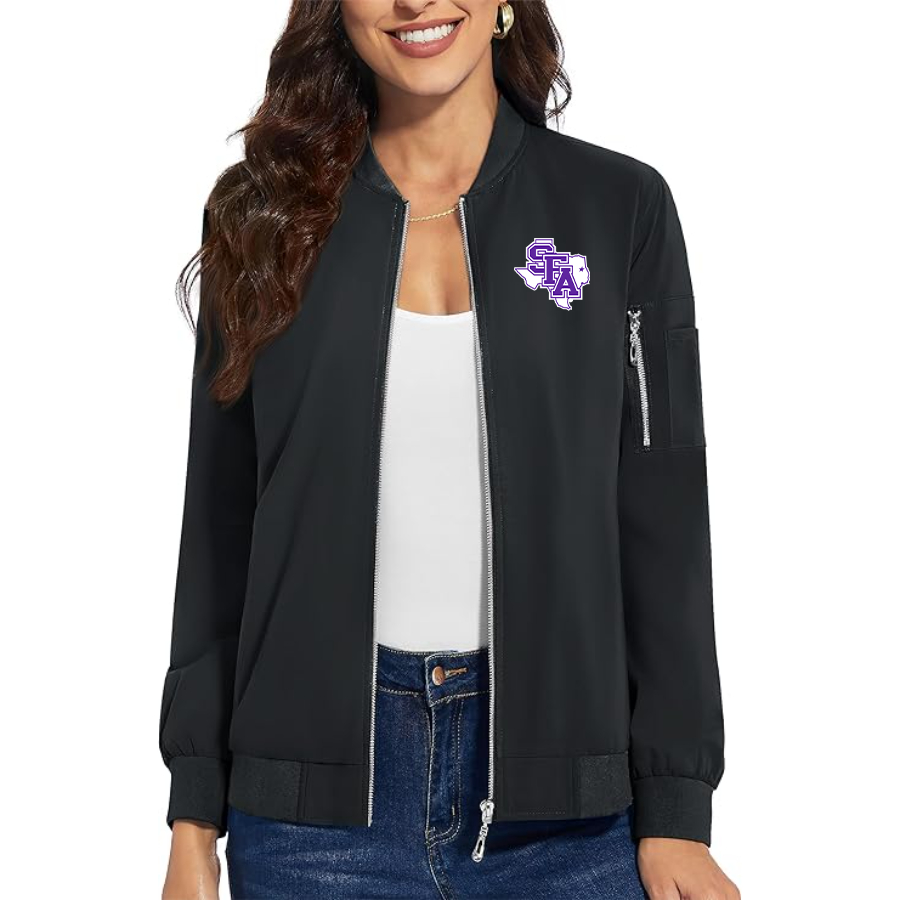 Women's Stephen F. Austin Lumberjacks  Premium Bomber Jacket Outerwear