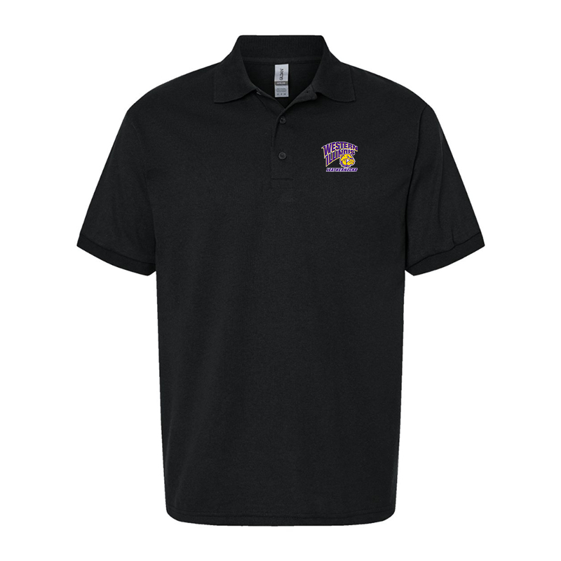 Men's Western Illinois Leathernecks Gildan Dry Blend Jersey Polo