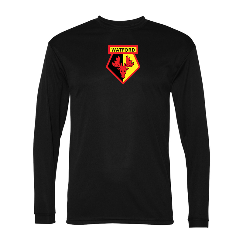 Men's Watford Soccer Performance Long Sleeve T-Shirt