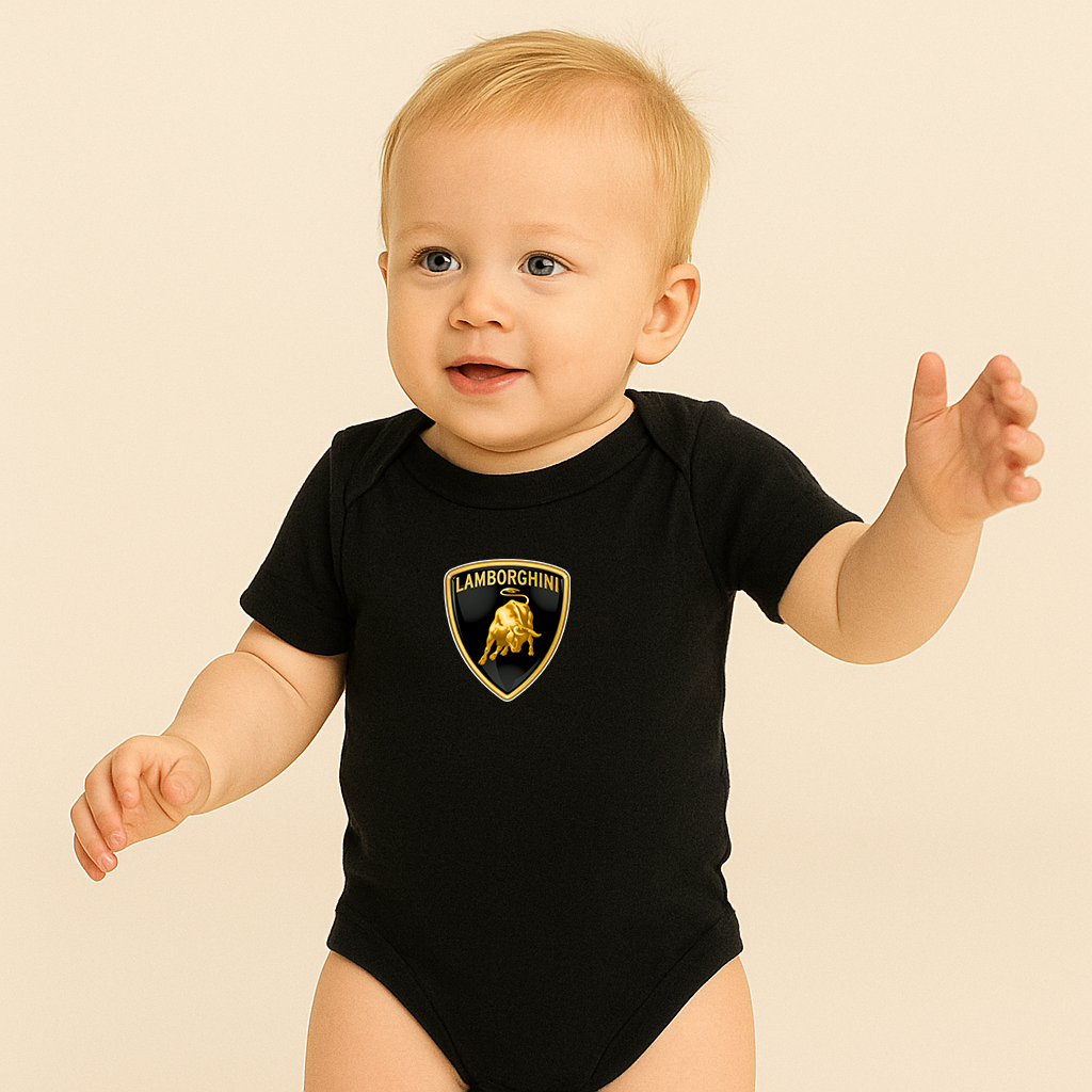 Lamborghini Car Baby Romper Onesie