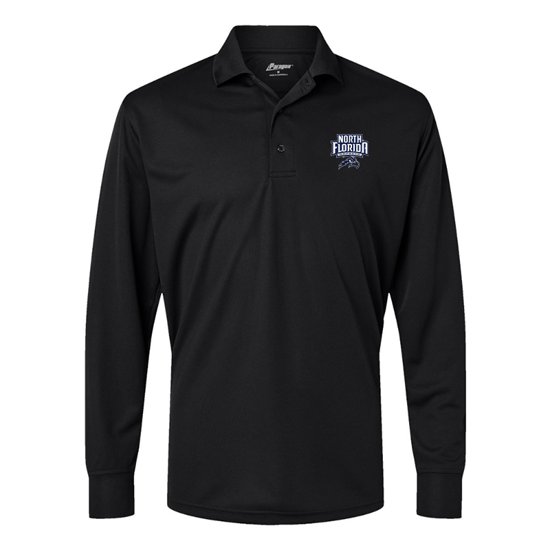 Men's  UNF Ospreys Paragon Prescott Long Sleeve Polo