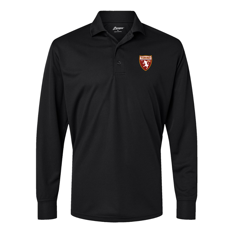 Men's  Torino Soccer Golden Eagles Paragon Prescott Long Sleeve Polo
