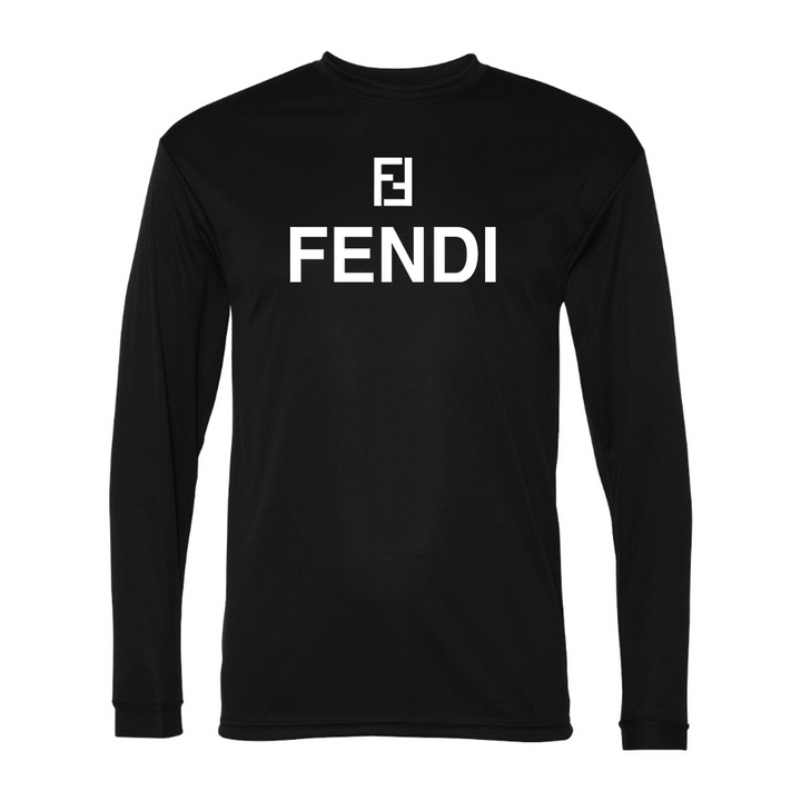 Men's Fendi Polyester Long Sleeve T-Shirt