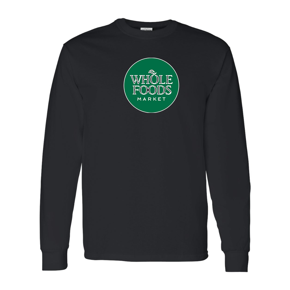 Men's Whole Foods Market Gildan Heavy Cotton Long Sleeve T-Shirt