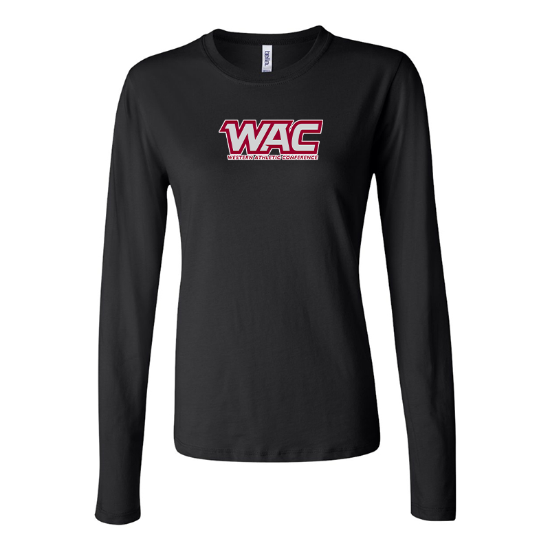 BELLA CANVAS Women’s Western Athletic Conference Jersey Long Sleeve Tee