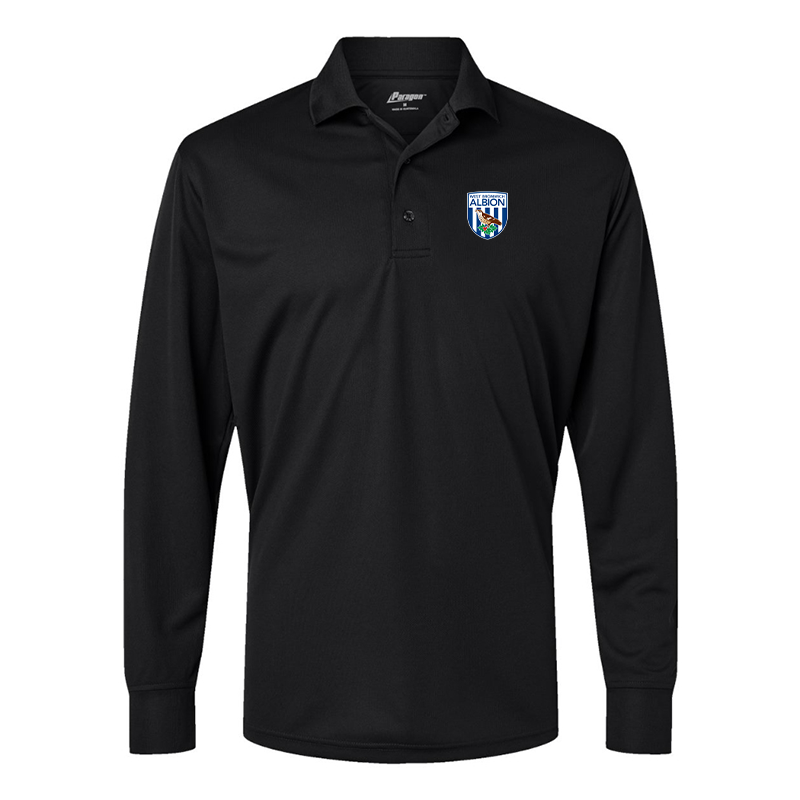 Men's West Bromwich Albion Soccer Paragon Prescott Long Sleeve Polo