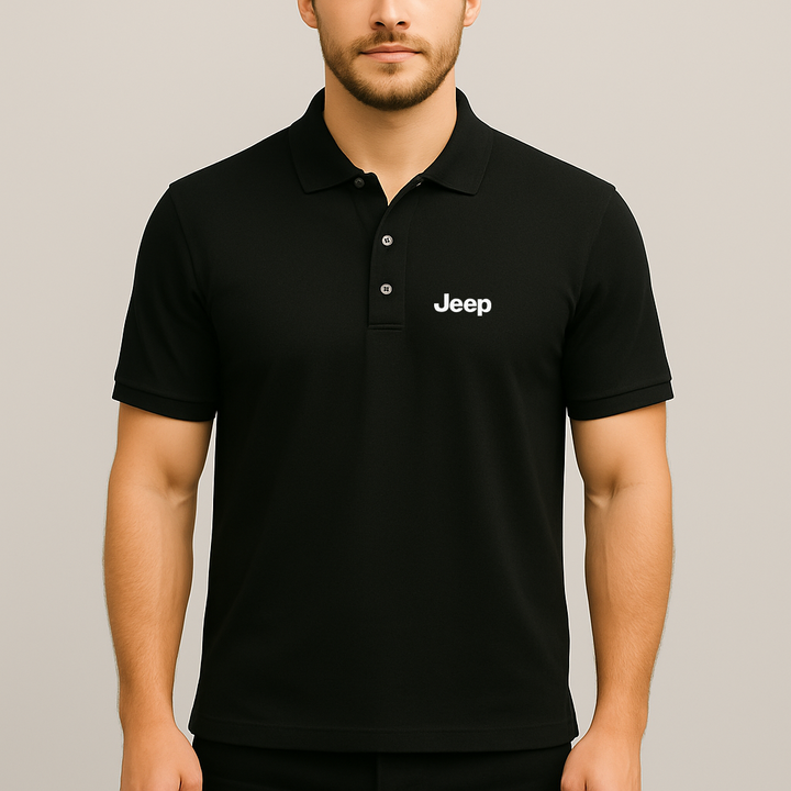 Men’s Jeep Car Dry Blend Polo