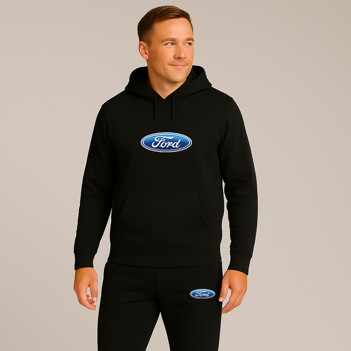 Men’s Ford Car Hoodie Joggers Set