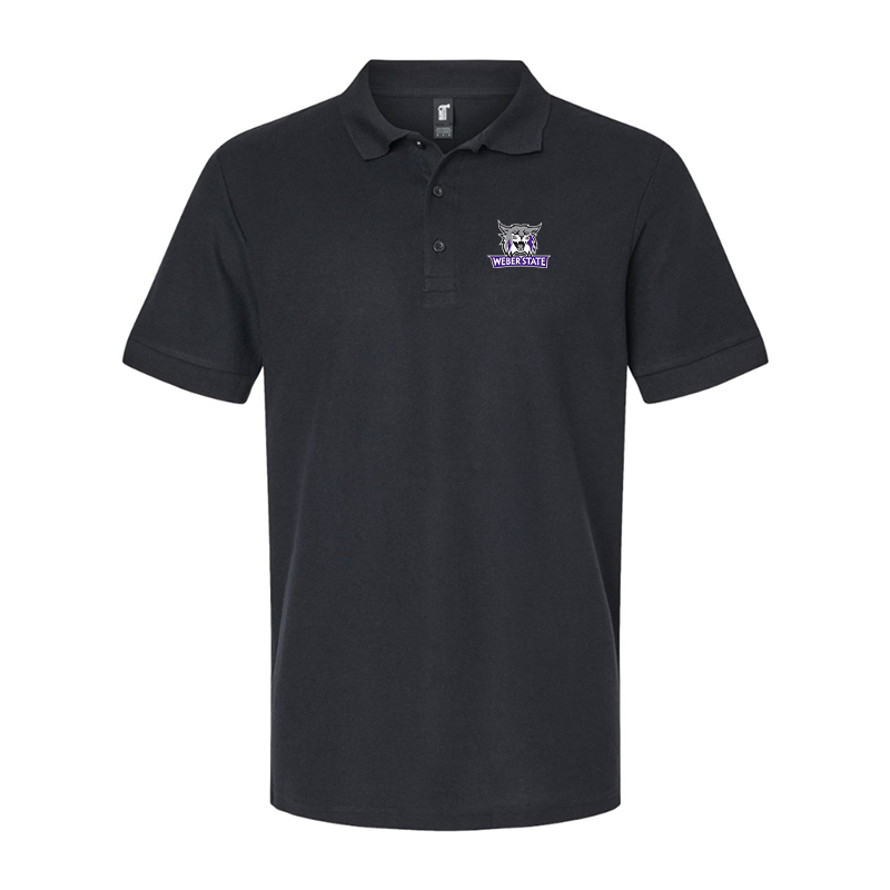 Men's Weber State Wildcats Gildan Hammer Pique Polo